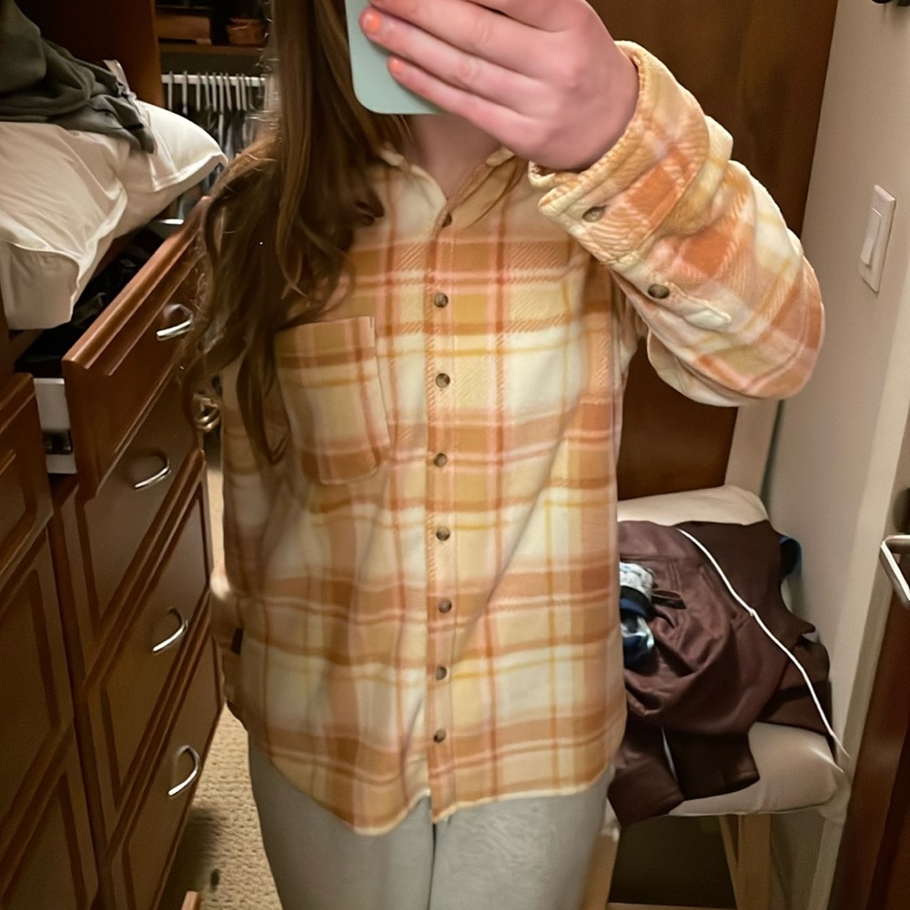 Fuzzy billabong flannel